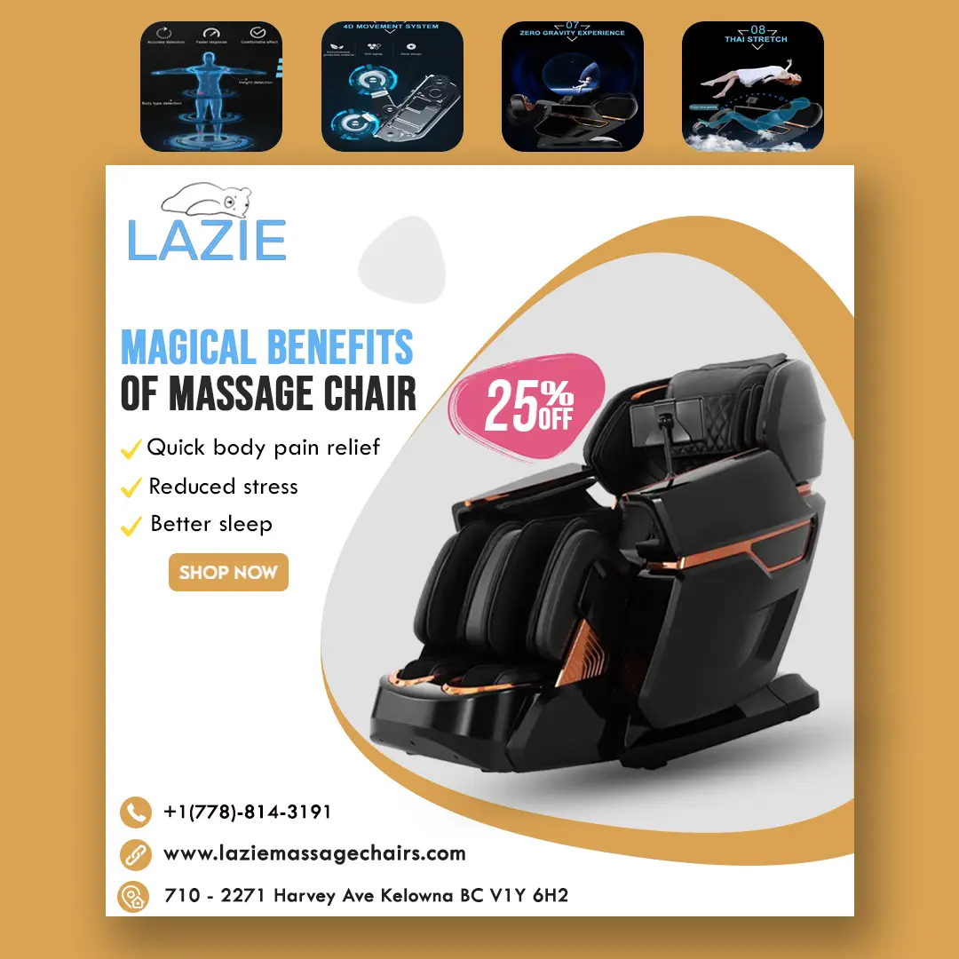 Magical benefits of massage chair